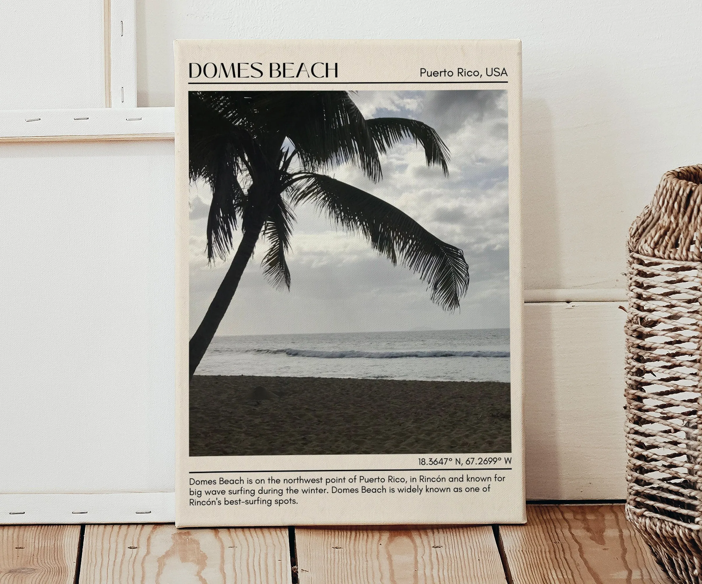 Domes Beach Wall Canvas, Puerto Rico, USA