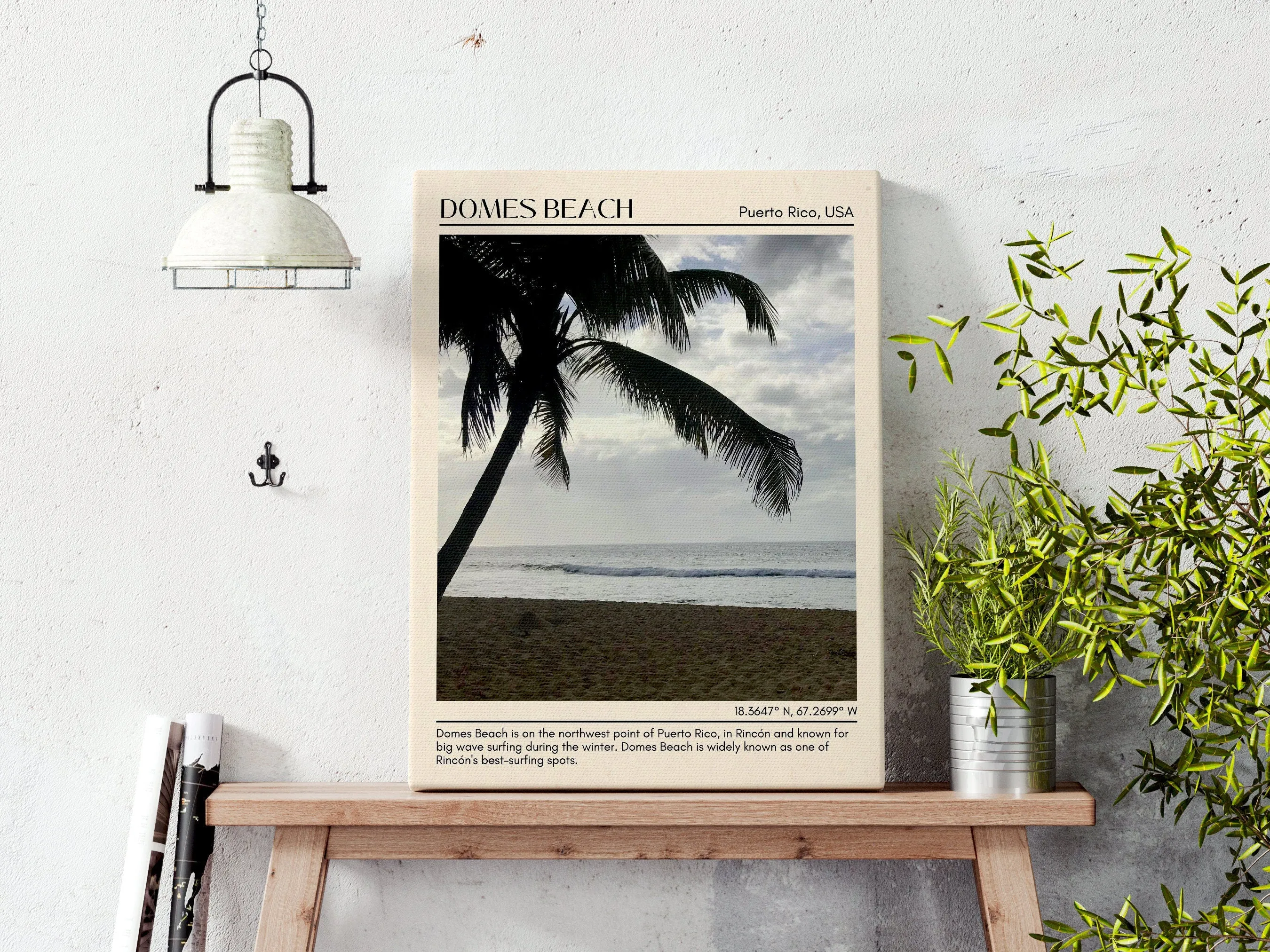 Domes Beach Wall Canvas, Puerto Rico, USA