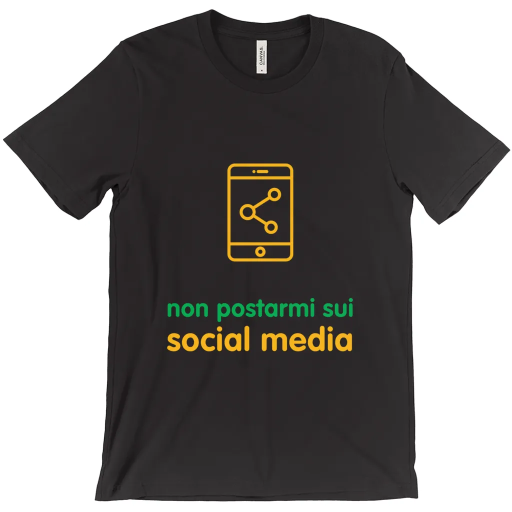 Don't Post Adult T-shirt (Italian)