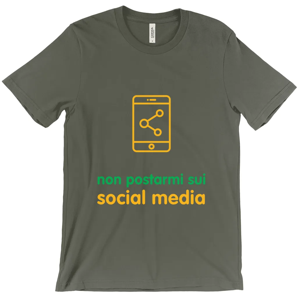 Don't Post Adult T-shirt (Italian)
