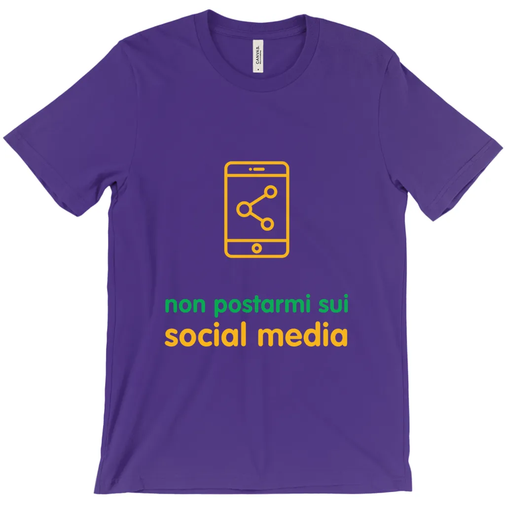 Don't Post Adult T-shirt (Italian)