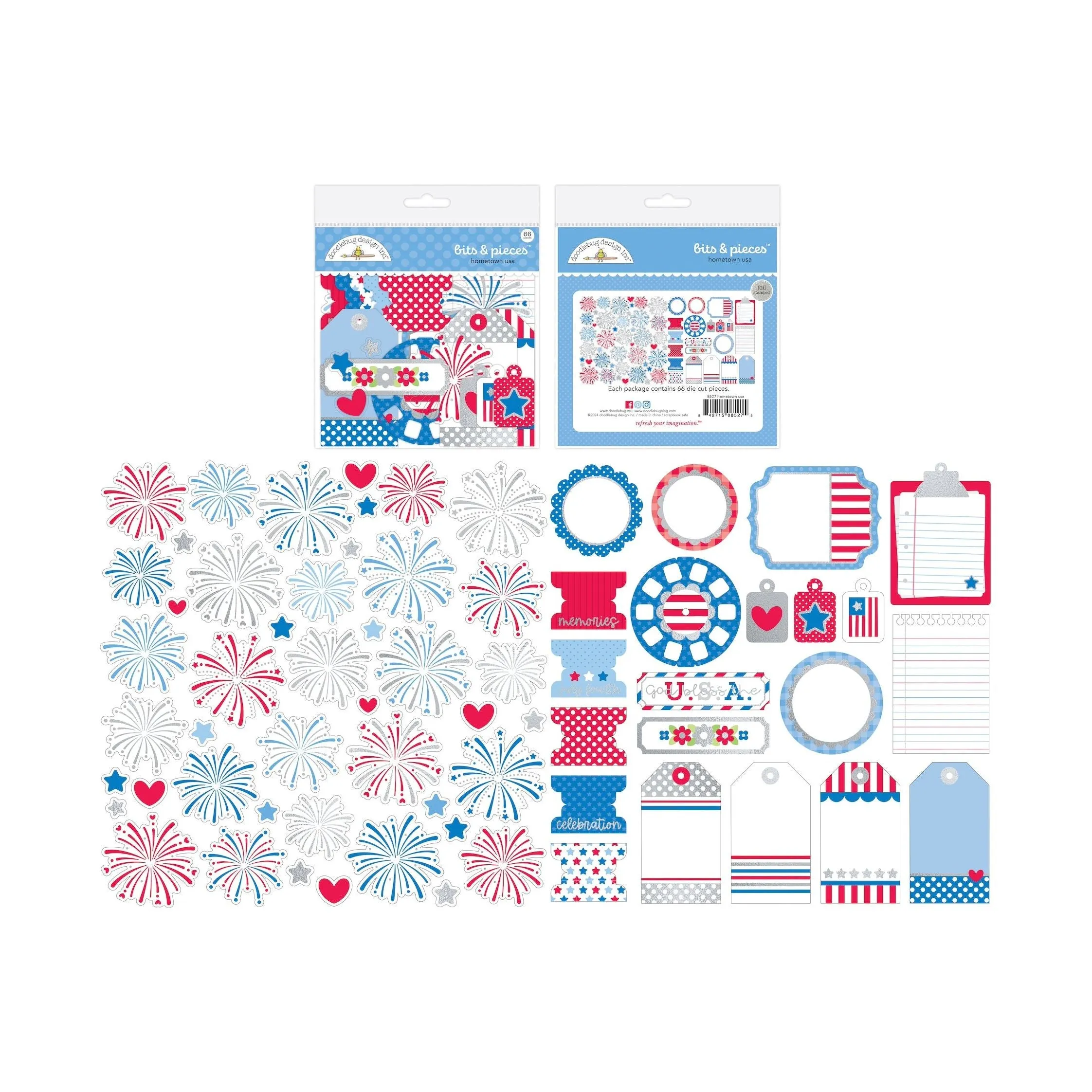 Doodlebug - Hometown USA Collection - Bits & Pieces / 8527