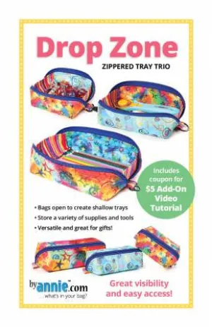Drop Zone bag pattern by Annie