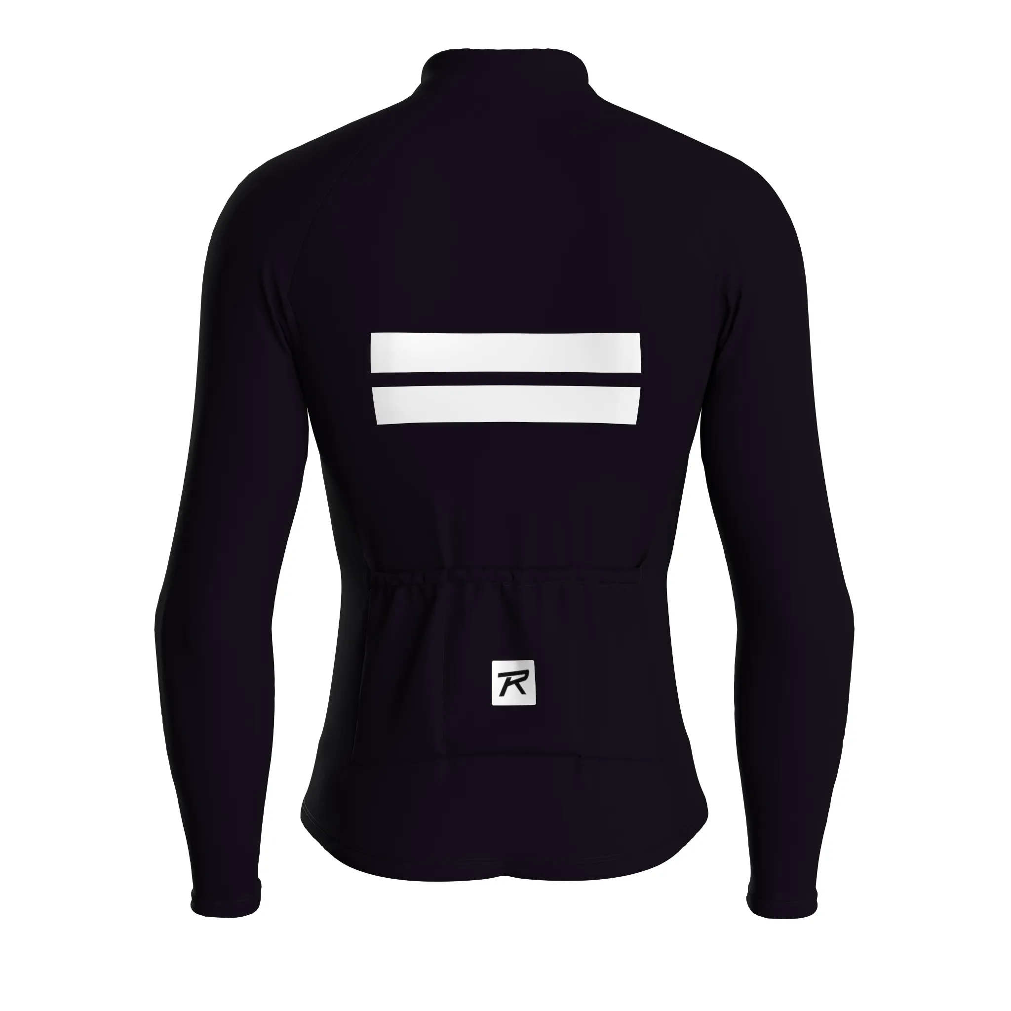 Dual Stripe Dynamics | Dark Purple Male Long Sleeves Jersey