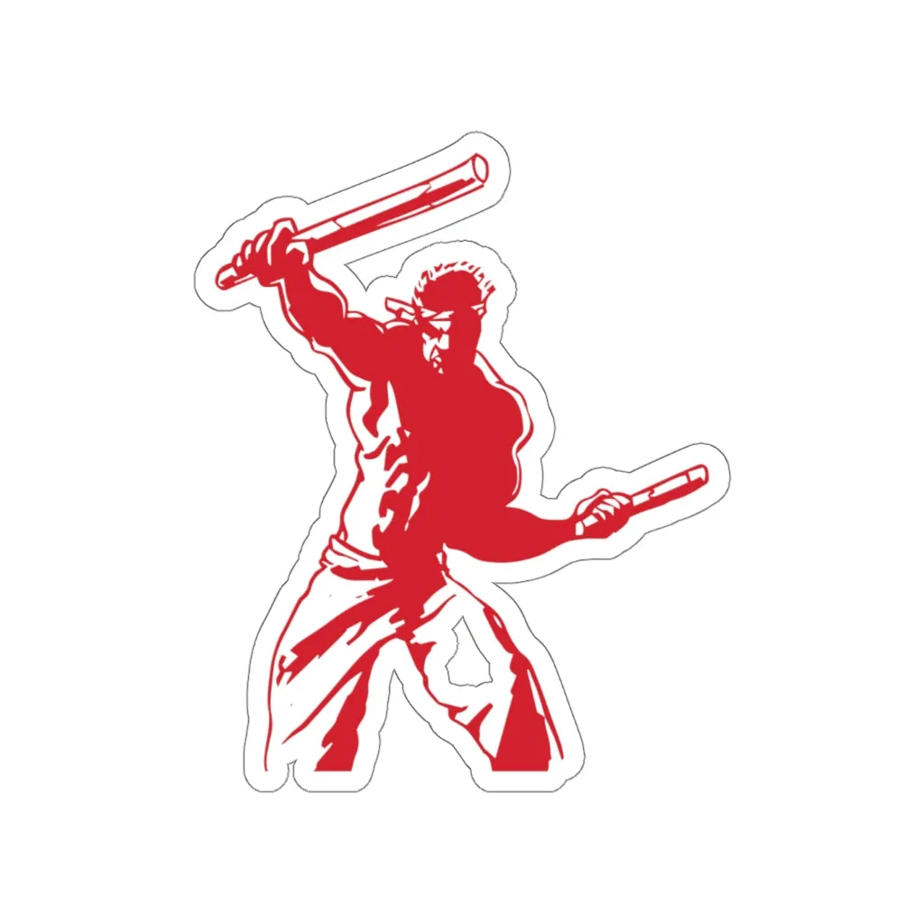 Dual Wielding Warrior - Kiss Cut Stickers