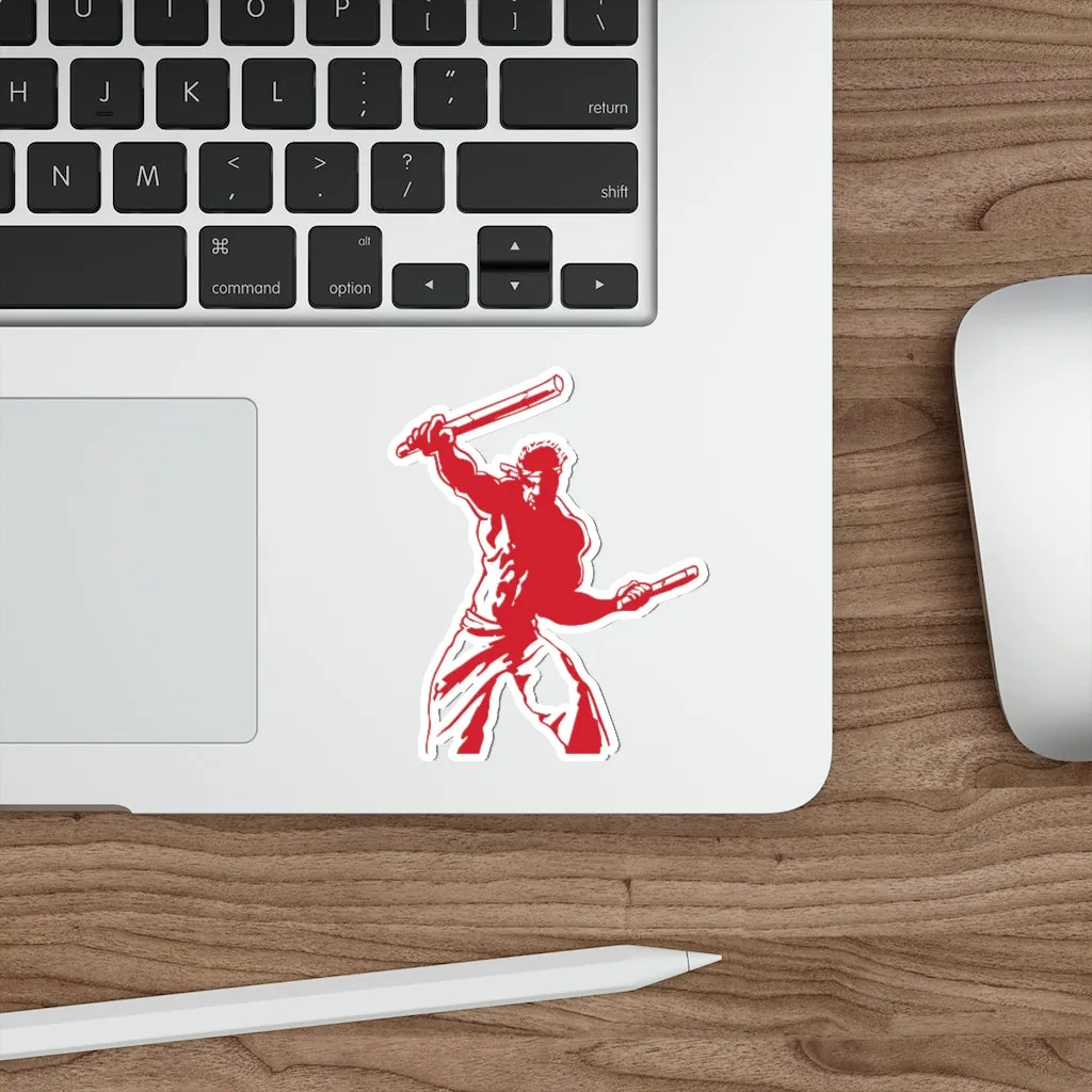 Dual Wielding Warrior - Kiss Cut Stickers