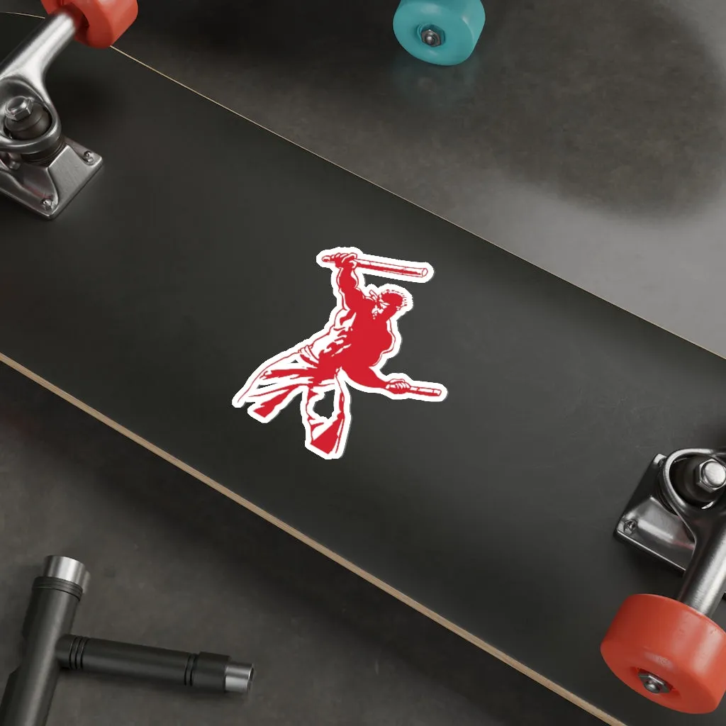 Dual Wielding Warrior - Kiss Cut Stickers