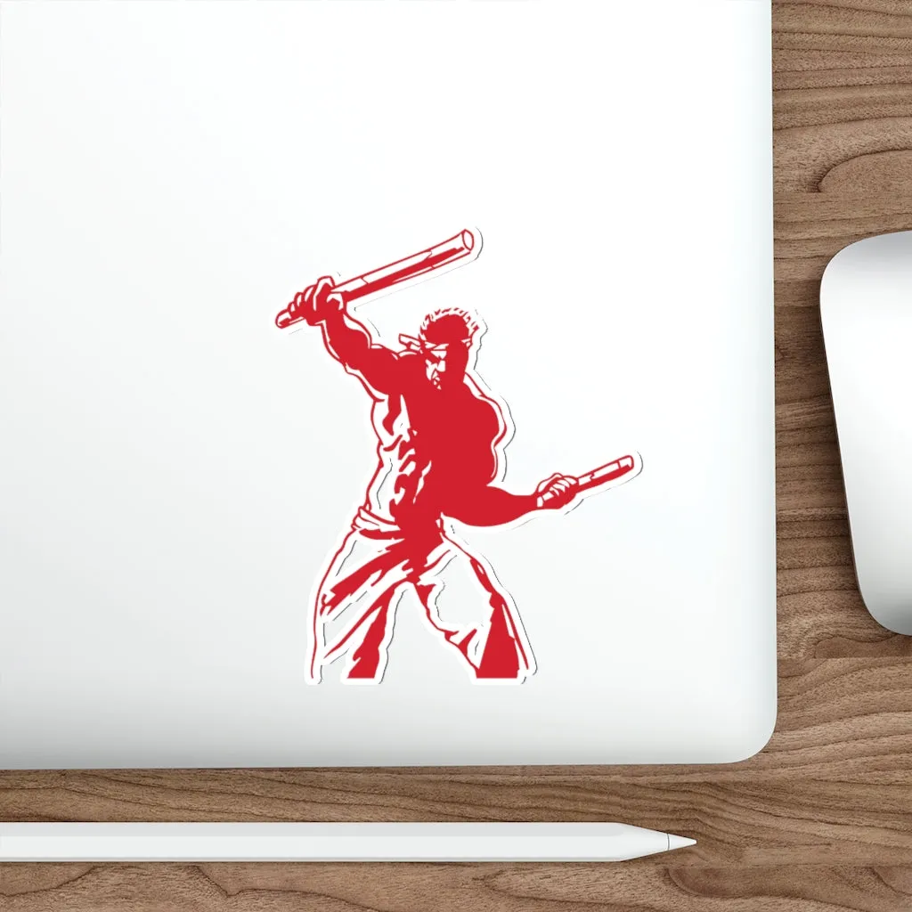 Dual Wielding Warrior - Kiss Cut Stickers