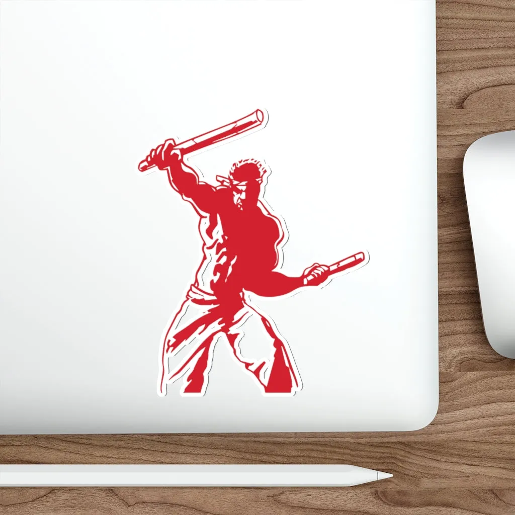 Dual Wielding Warrior - Kiss Cut Stickers
