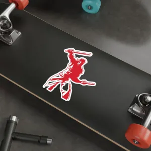 Dual Wielding Warrior - Kiss Cut Stickers