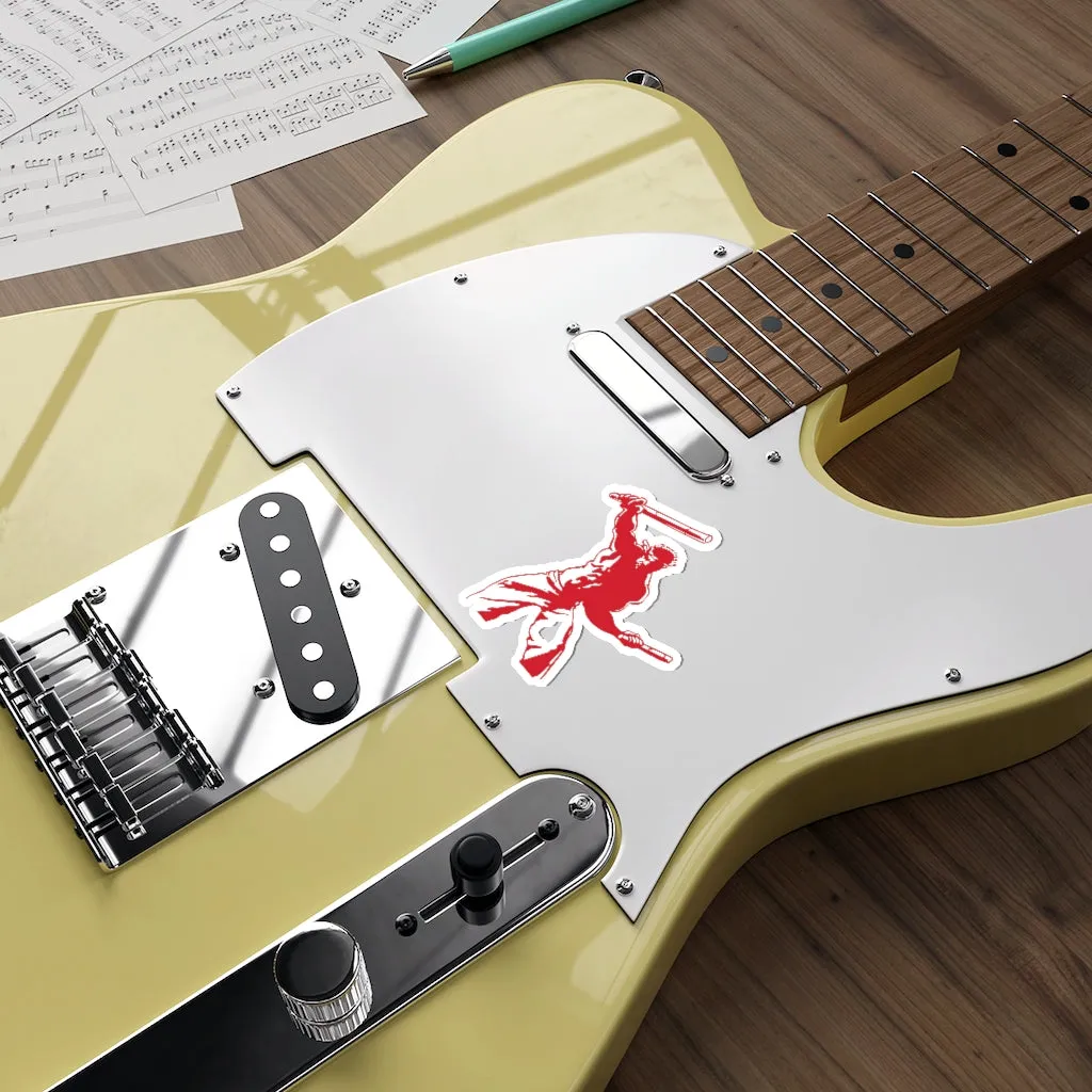 Dual Wielding Warrior - Kiss Cut Stickers