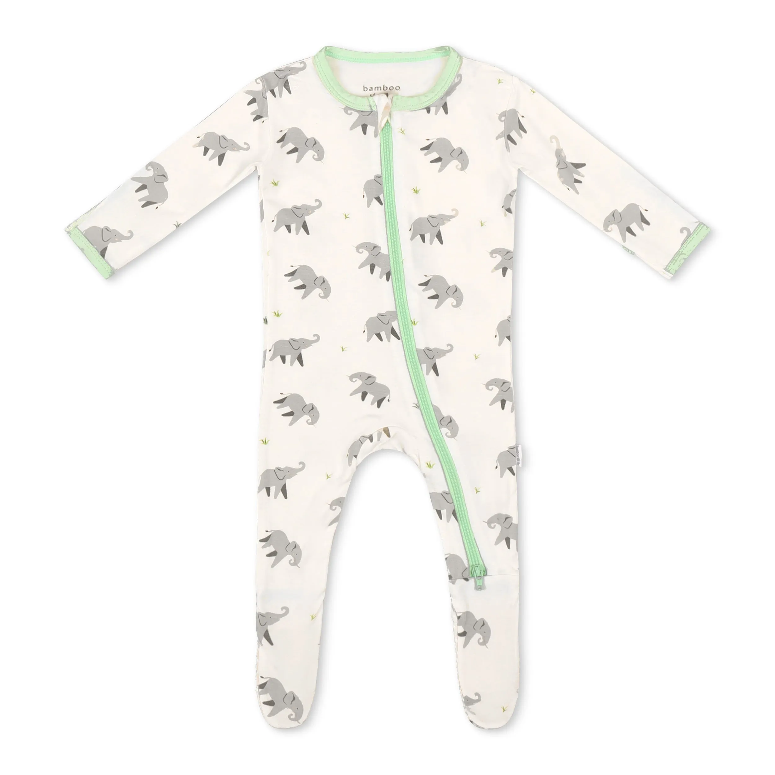 Elephant Zippered Footie