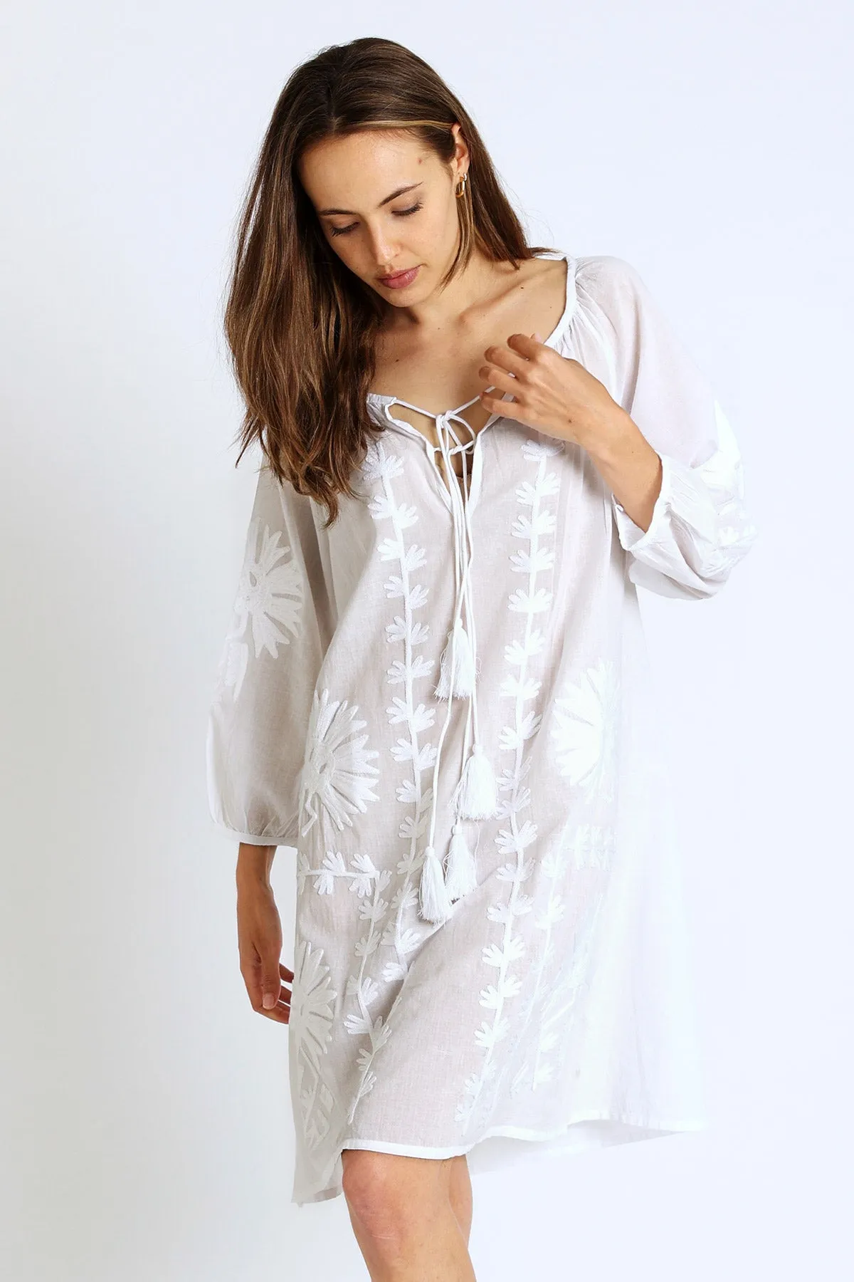 Elia Tunic White