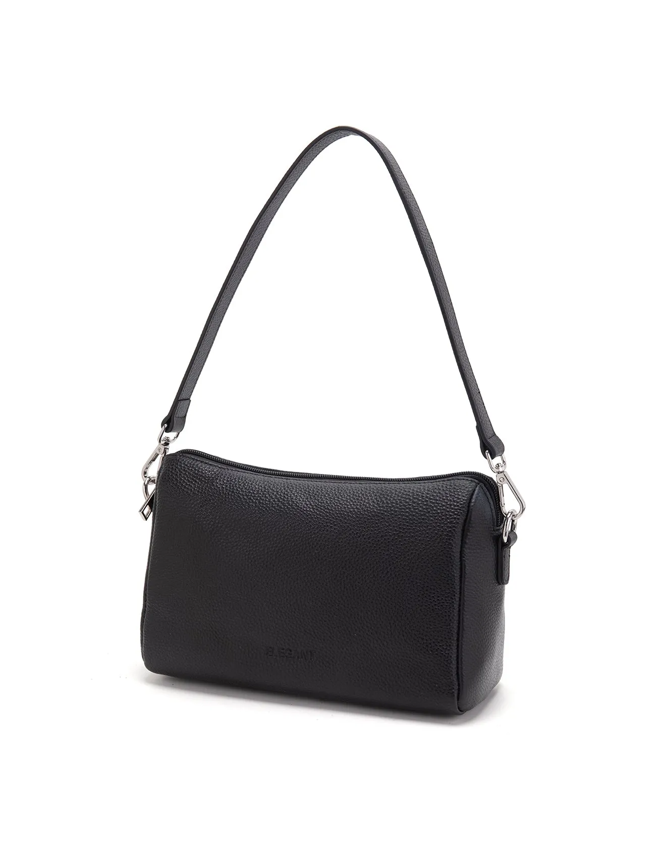 ELLA LEATHER XBODY BAG- E1-0843-BLK- NEW IN