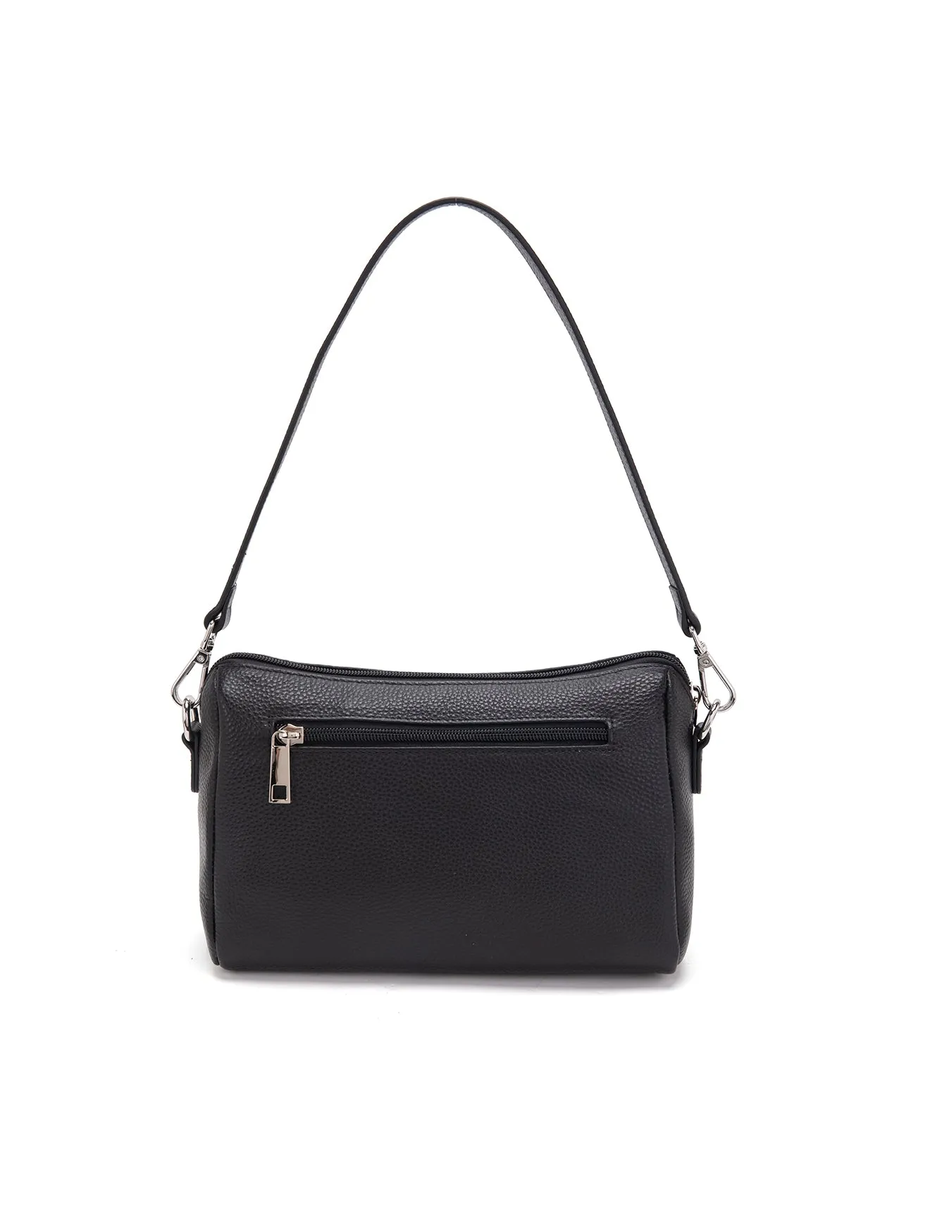 ELLA LEATHER XBODY BAG- E1-0843-BLK- NEW IN