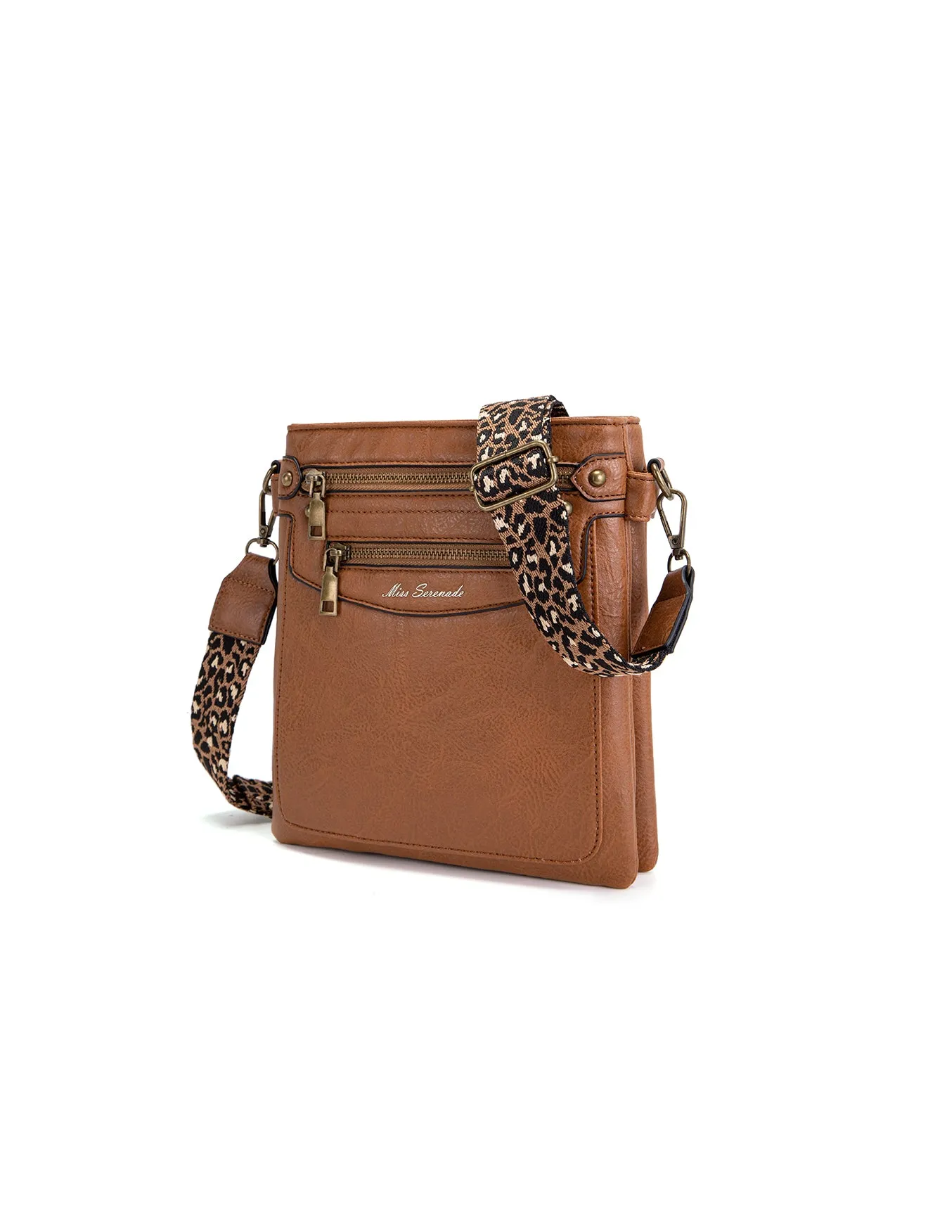 EMI VEGAN XBODY BAG- XB-2339-TAN