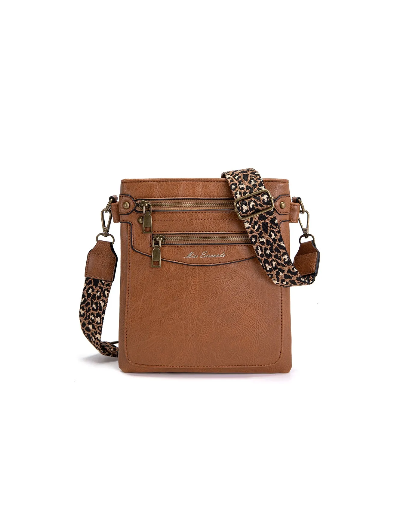 EMI VEGAN XBODY BAG- XB-2339-TAN