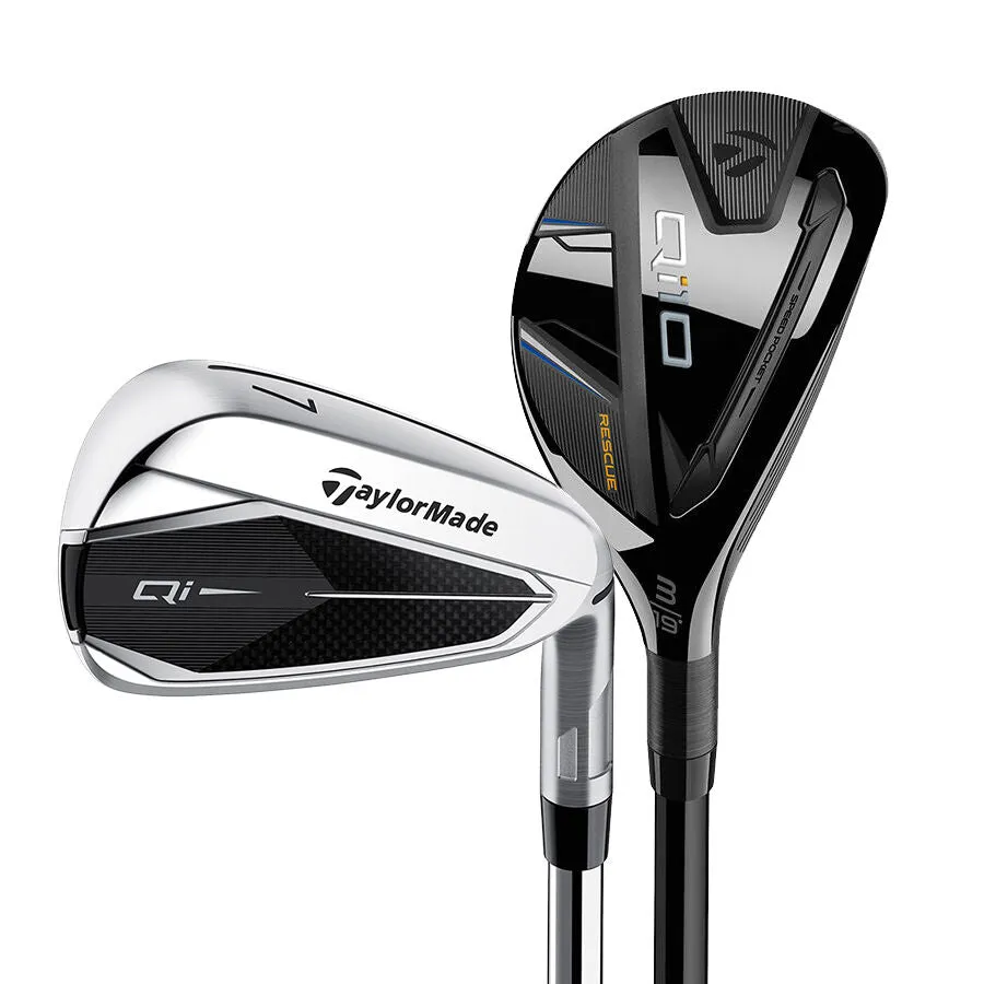 ENSEMBLE FERS COMBO TAYLORMADE HYBRIDE QI35 4H5H,6-PA ACIER