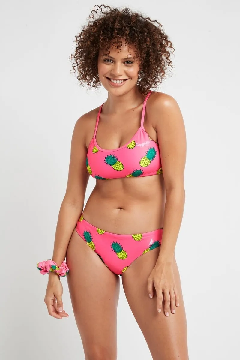 Fairlight Bottoms in Pink Pineapples