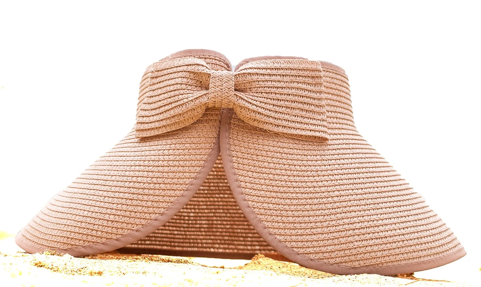 Foldable Wide Brim Bow Visor