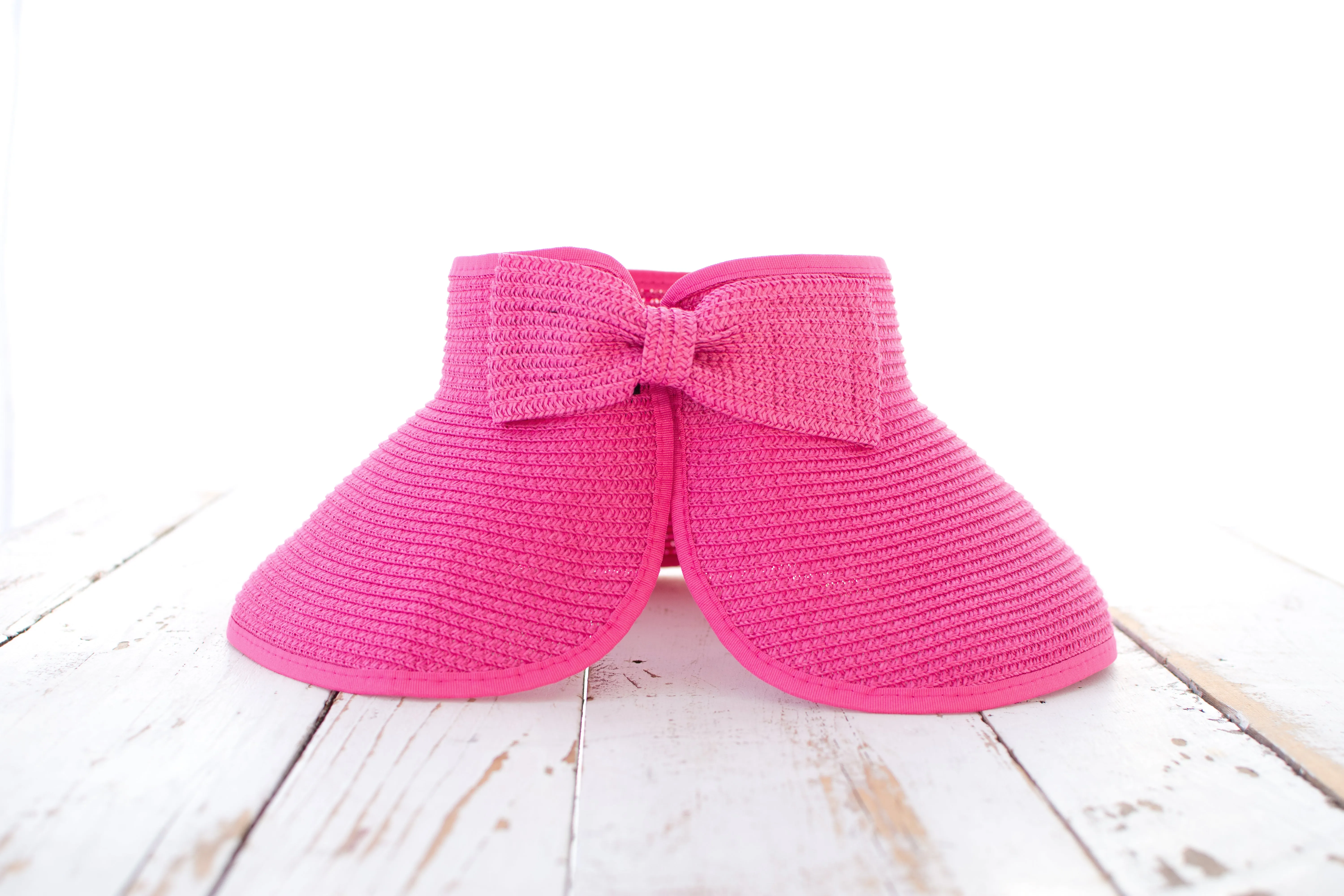 Foldable Wide Brim Bow Visor