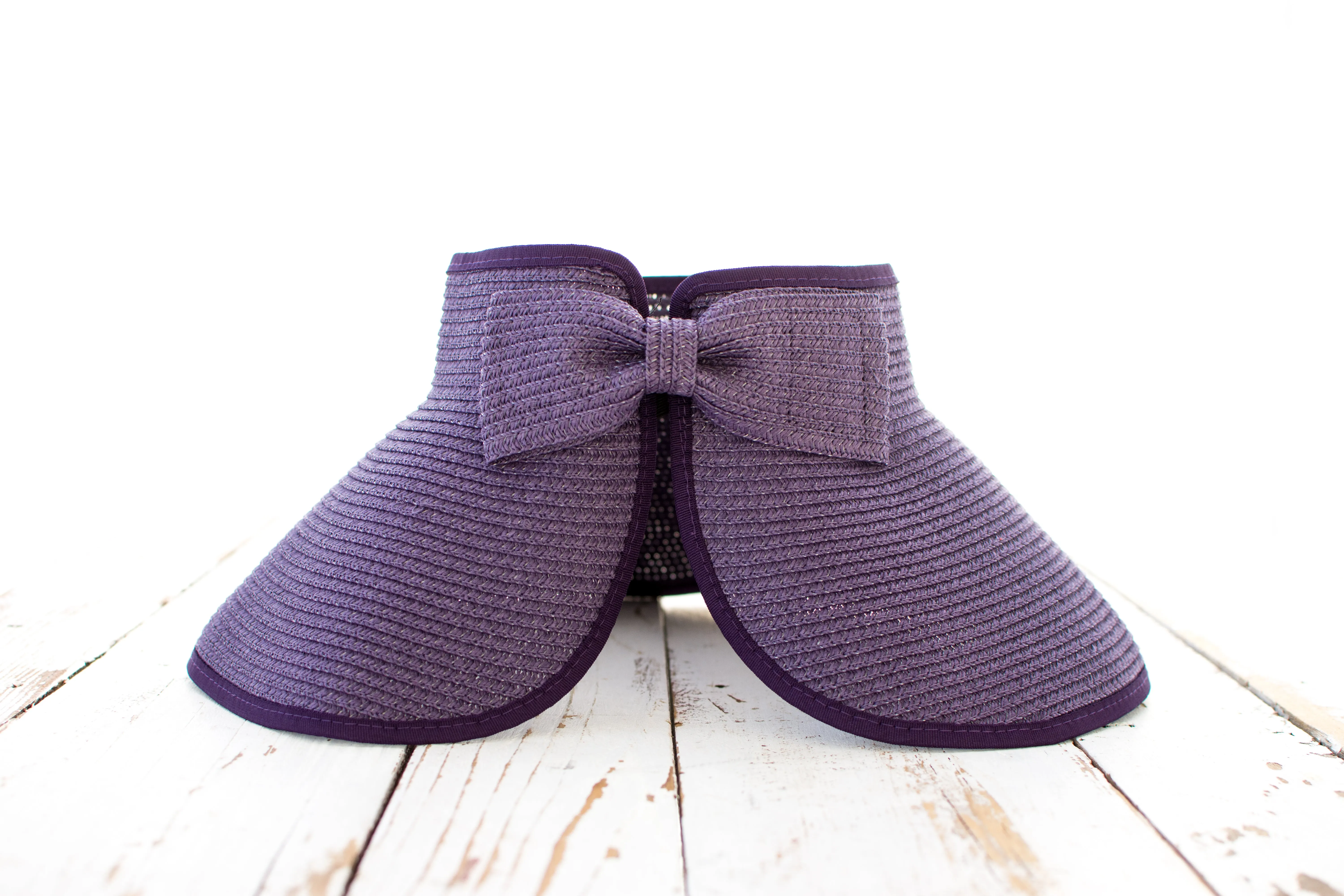 Foldable Wide Brim Bow Visor