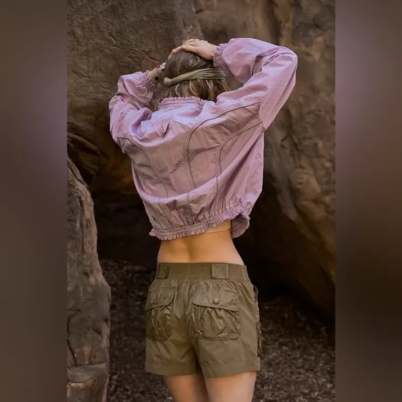 Free People NWOT Thru Hiker Short in Oregano $78 Retail Women’s Size S