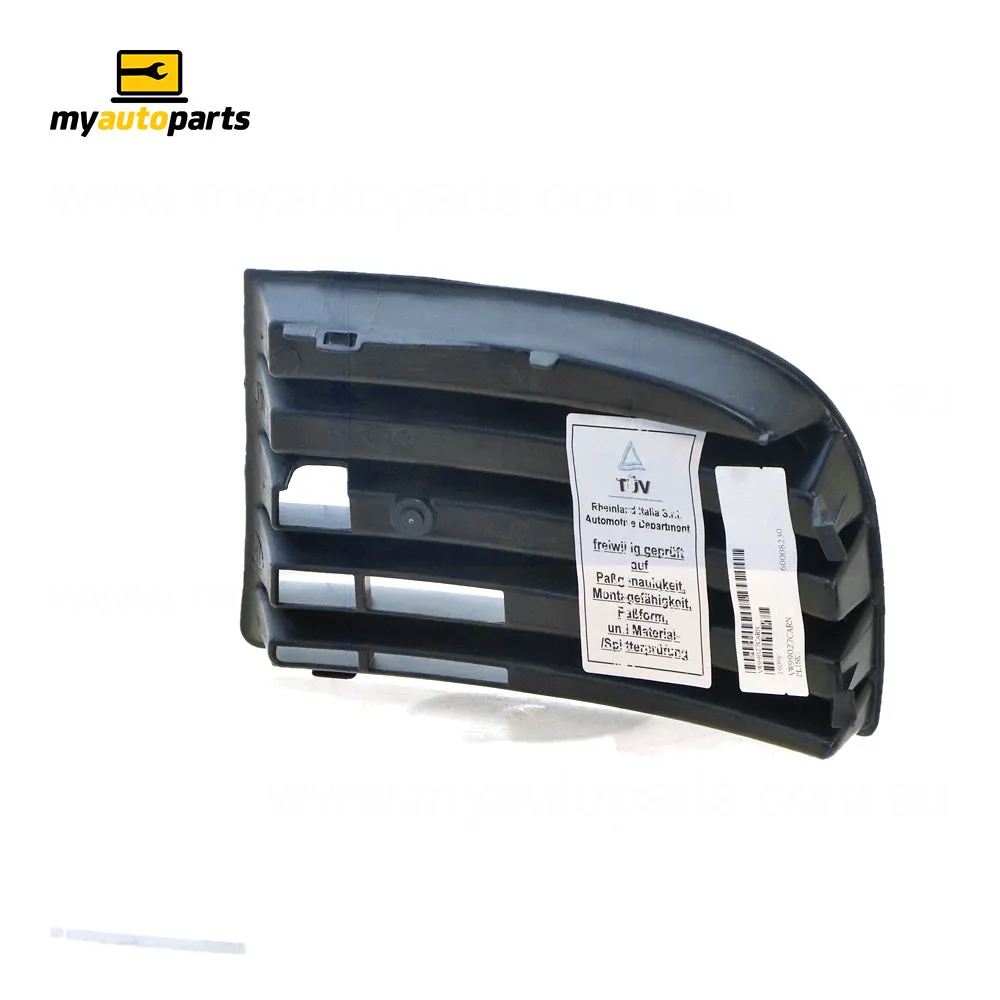 Front Bar Grille Drivers Side Certified Suits Volkswagen Golf MK 5 1.6L/1.9L 5 Door Hatch 7/2004 to 2/2009