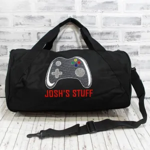 Game Controller Personalized Duffle or Tote Bag