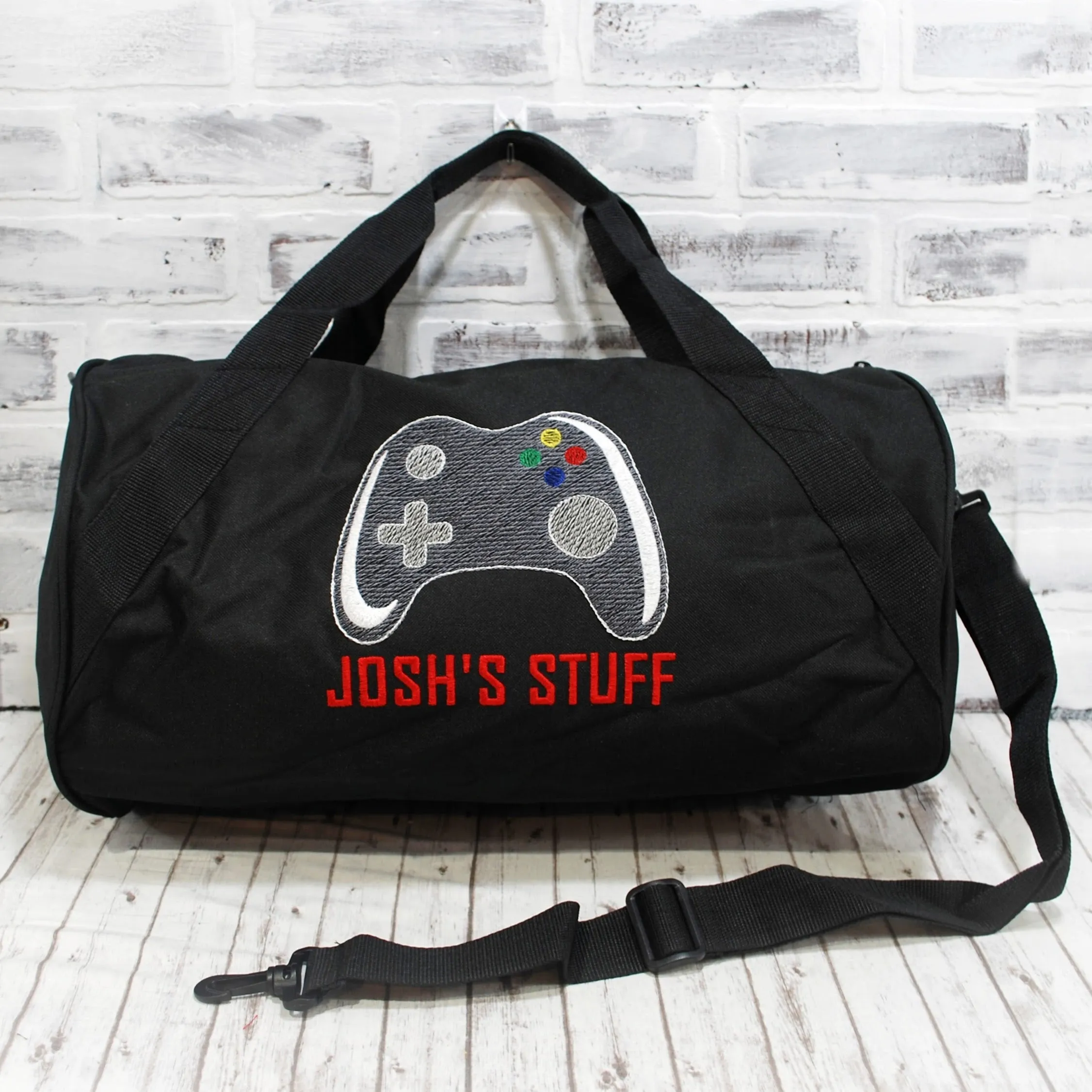Game Controller Personalized Duffle or Tote Bag