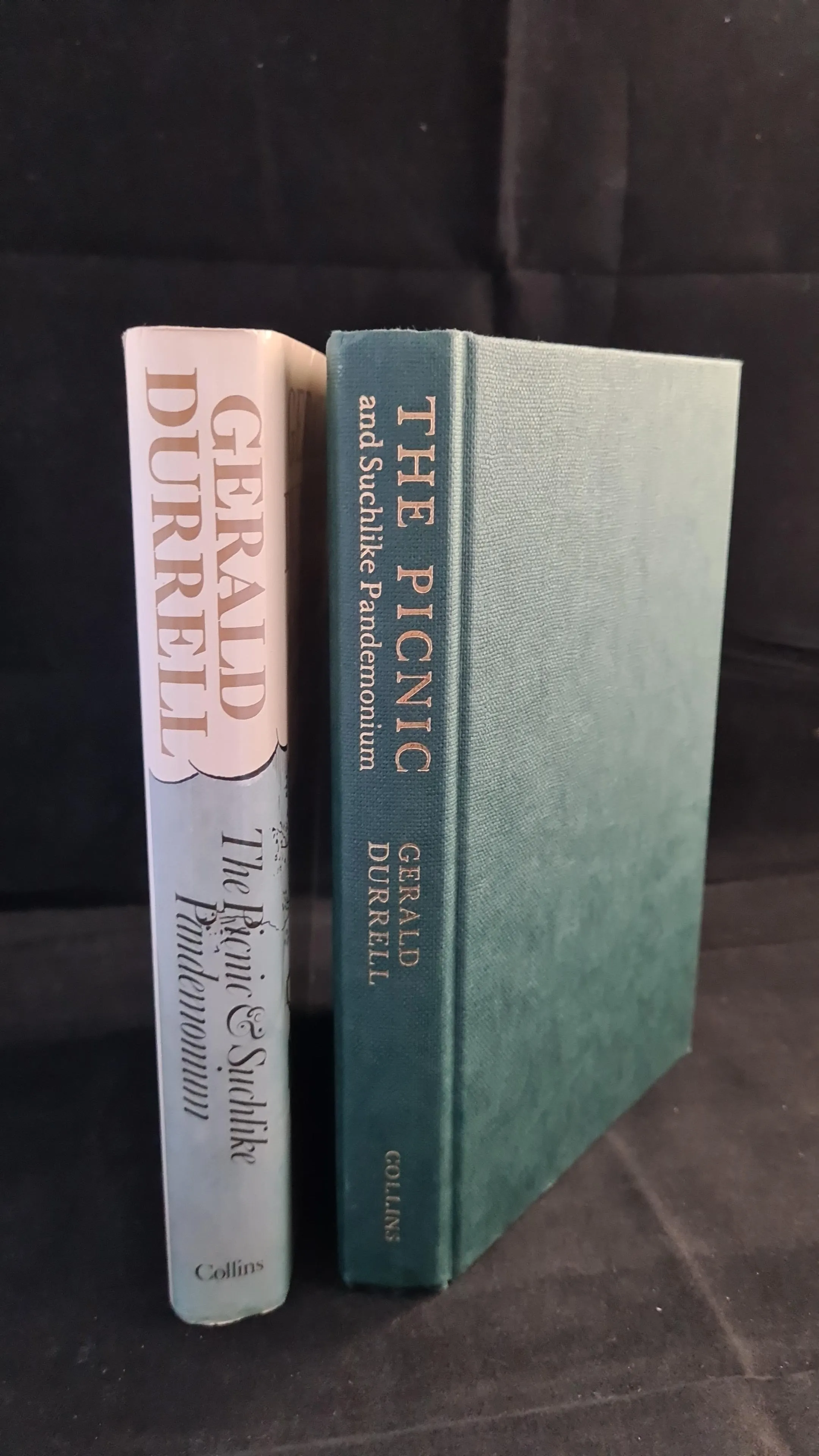 Gerald Durrell - The Picnic & Suchlike Pandemonium, Collins, 1979, 1st, Signed, Doodle