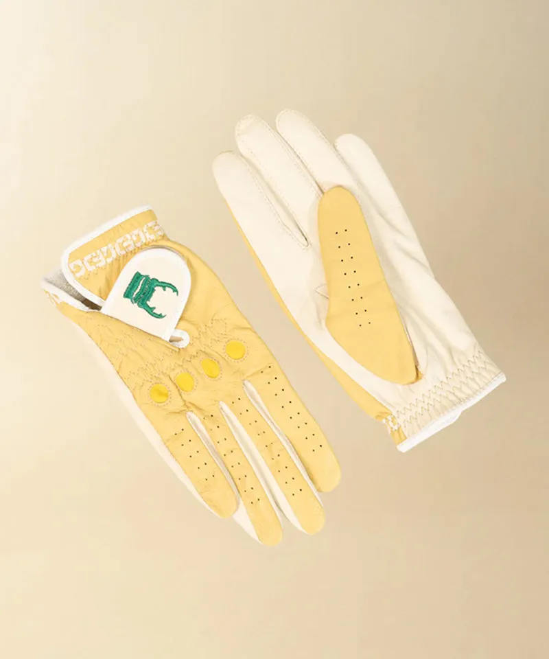 GFJ Golf Women's Driving Glove - Yellow
