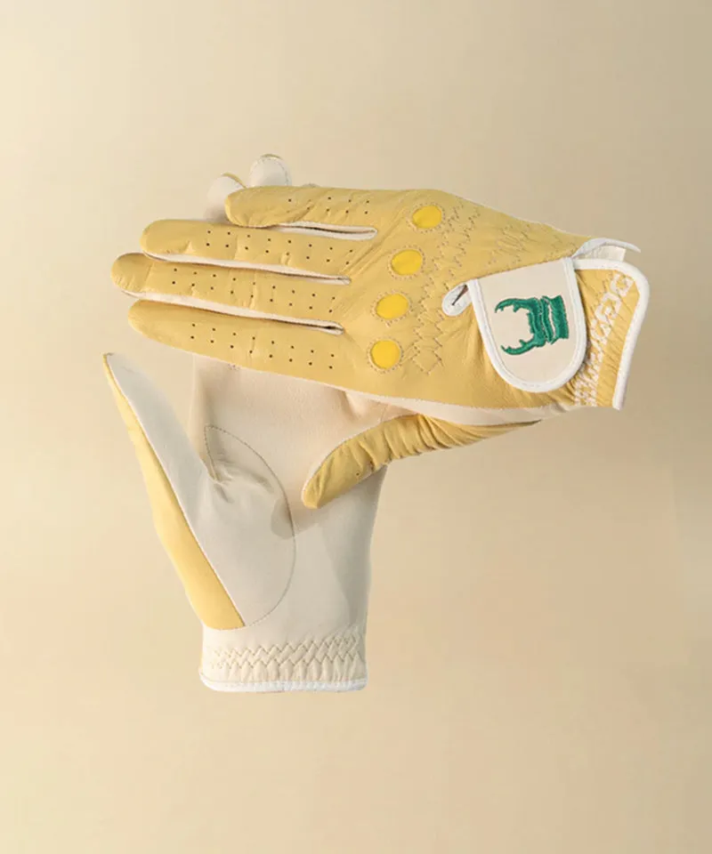 GFJ Golf Women's Driving Glove - Yellow