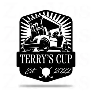 Golf Cart Monogram