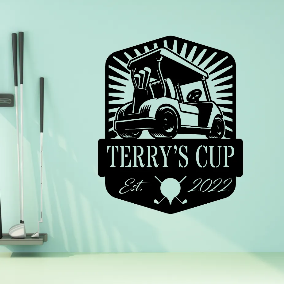 Golf Cart Monogram