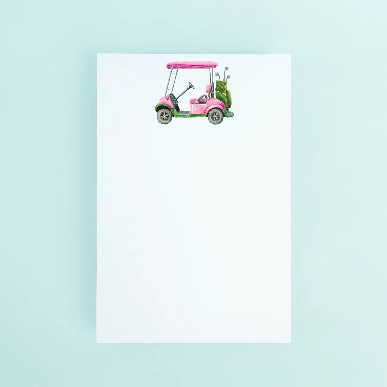 Golf Cart Notepad