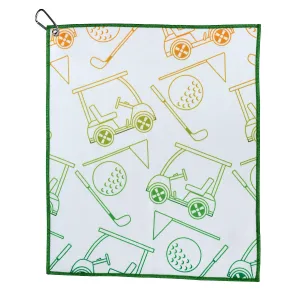 Golf Cart Ride Golf Towel