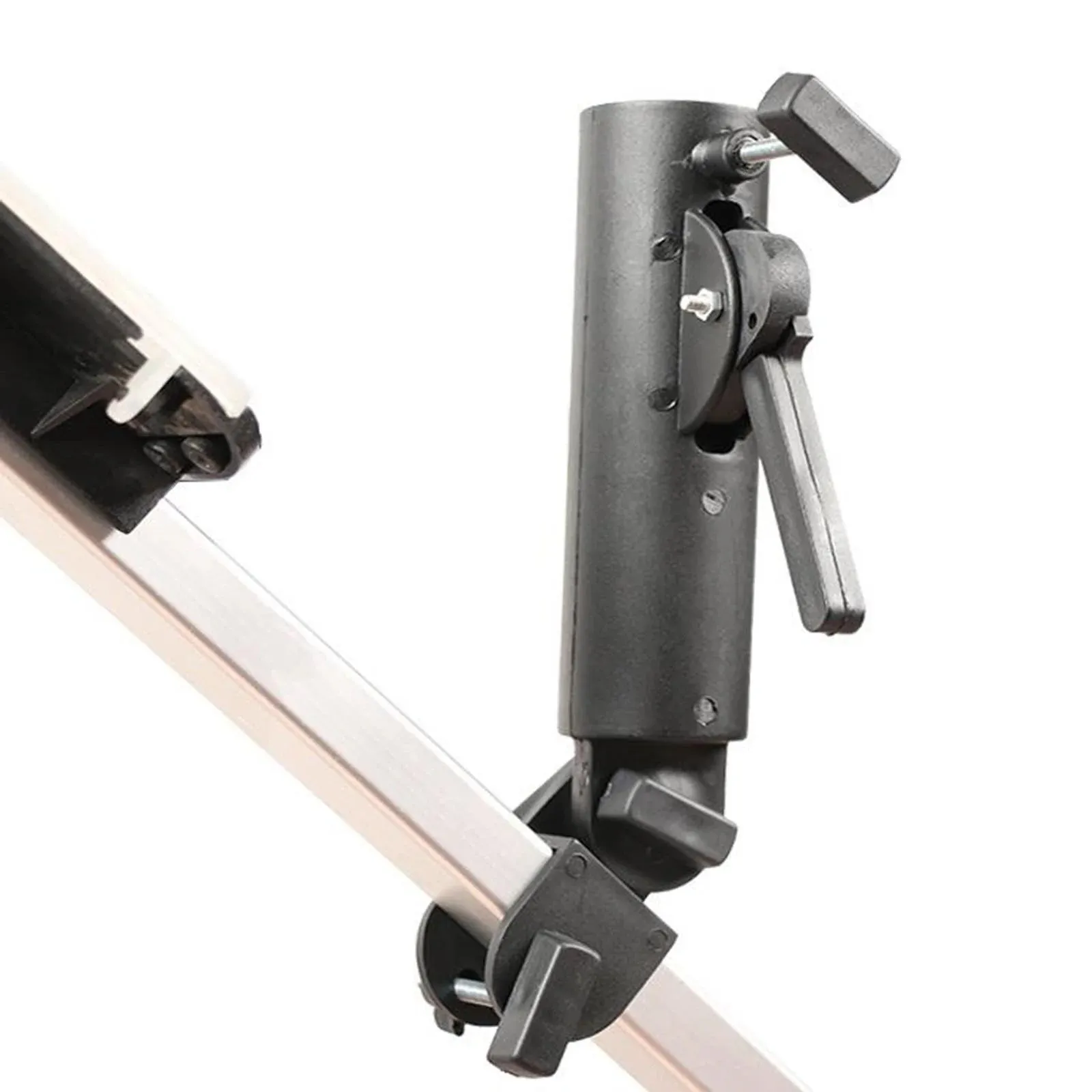 Golf Cart Umbrella Holder, Universal Adjustable Umbrella Mounting Attachment for Golf Push Cart Accessories