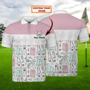 Golf - Personalized Name 3D Polo Shirt 07 - CV98
