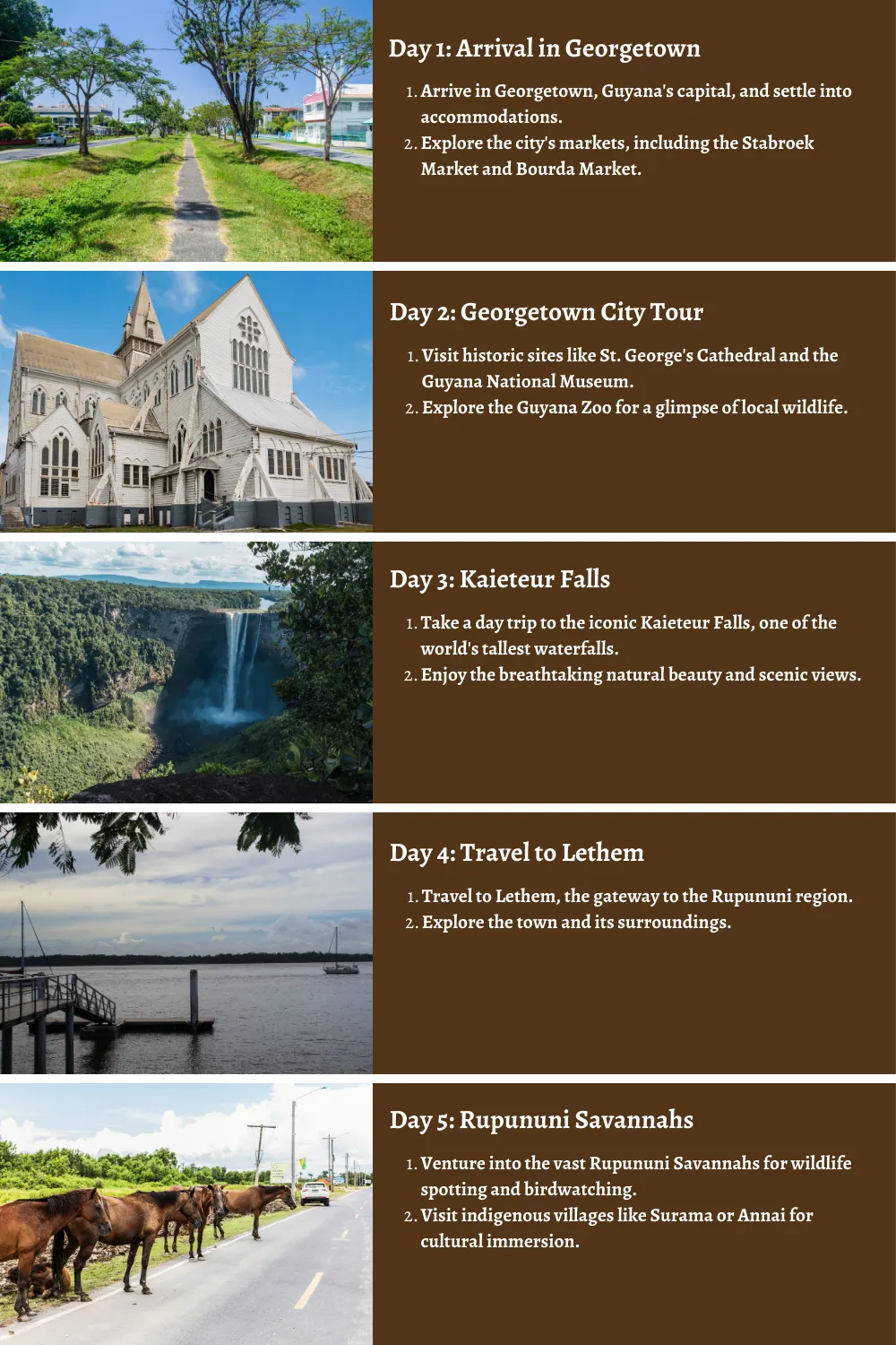 Guyana – Rainforests, Rivers, and Cultural Heritage: A Comprehensive 10-Day Guide