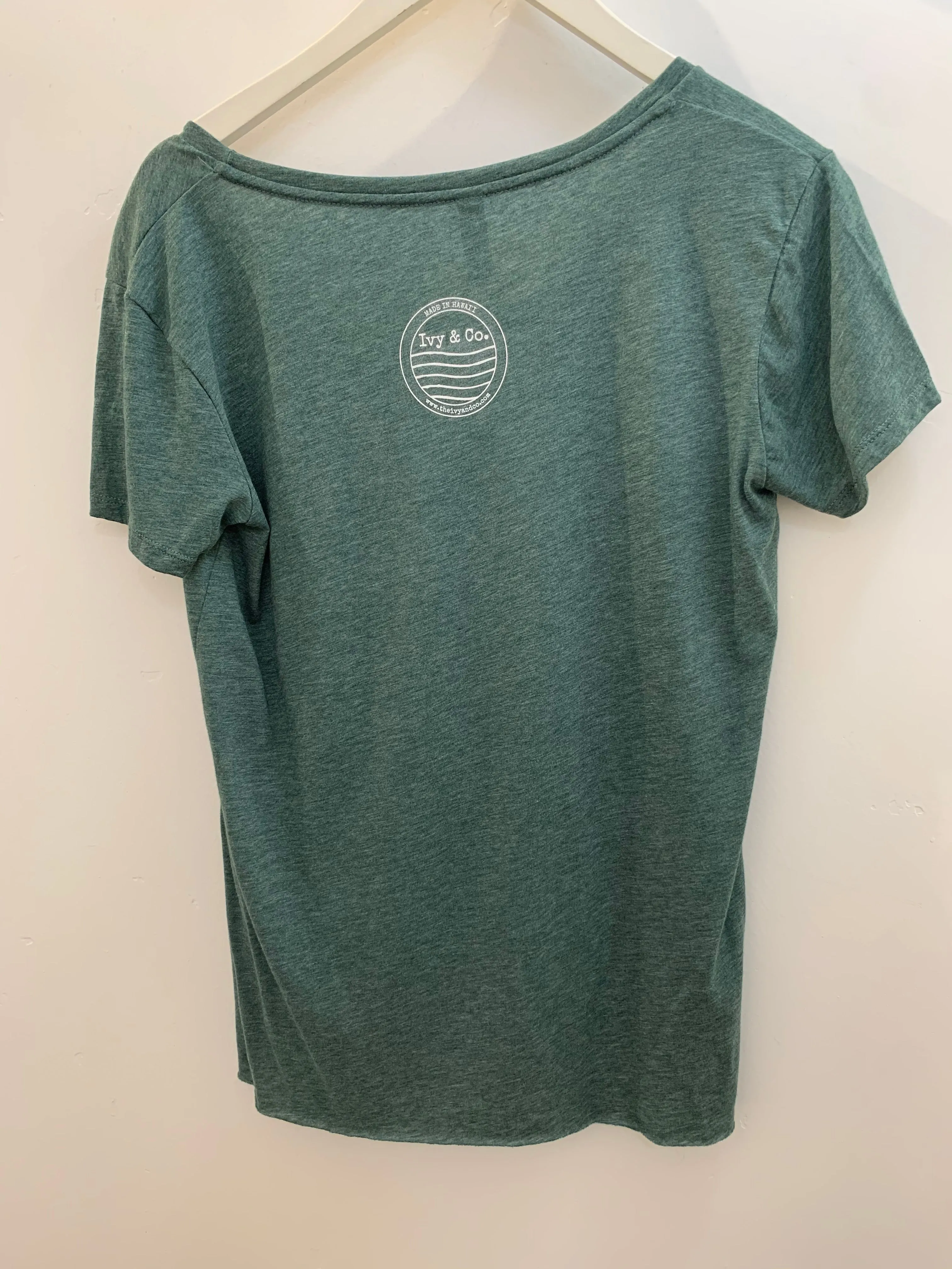 HANALEI. SHIRT- IVY & CO-EVERGREEN