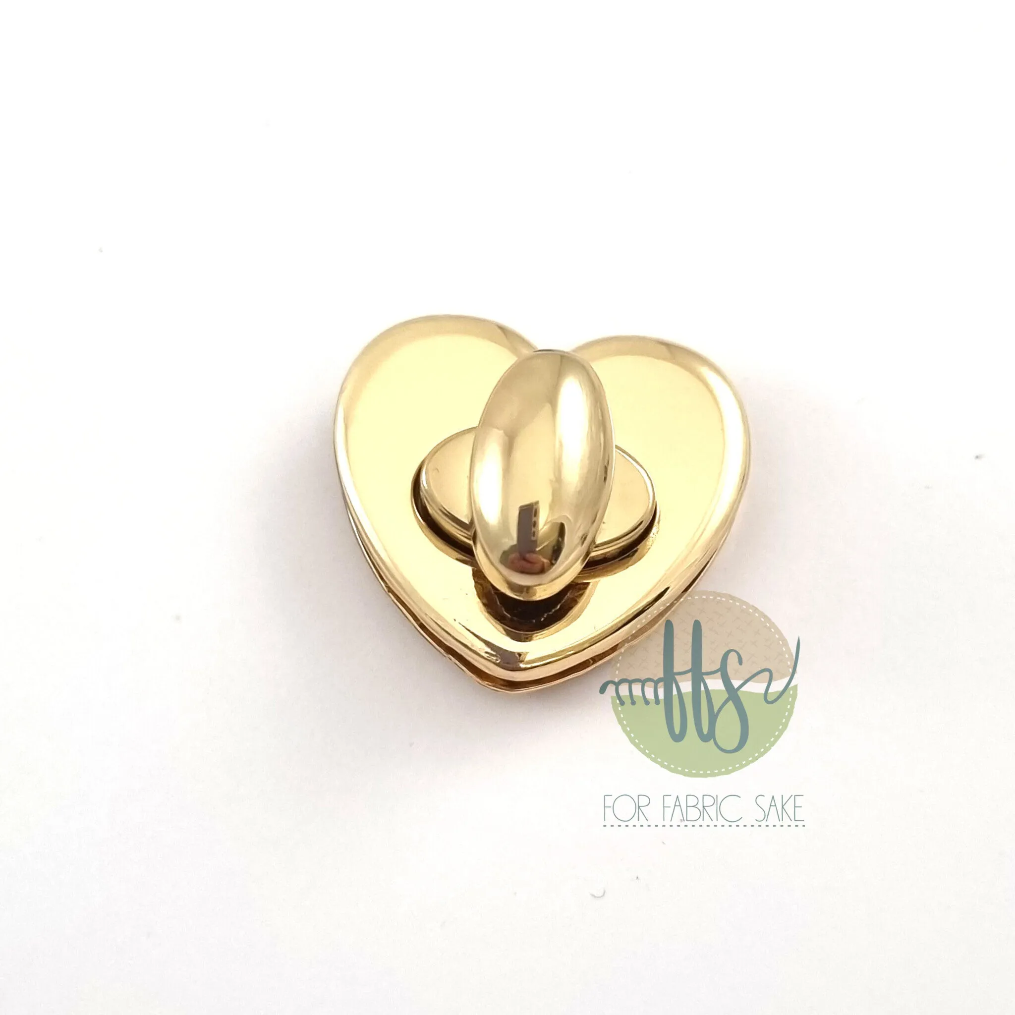 Heart Shape Bag Twist Lock single unit