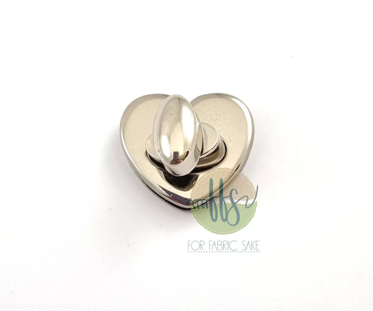 Heart Shape Bag Twist Lock single unit