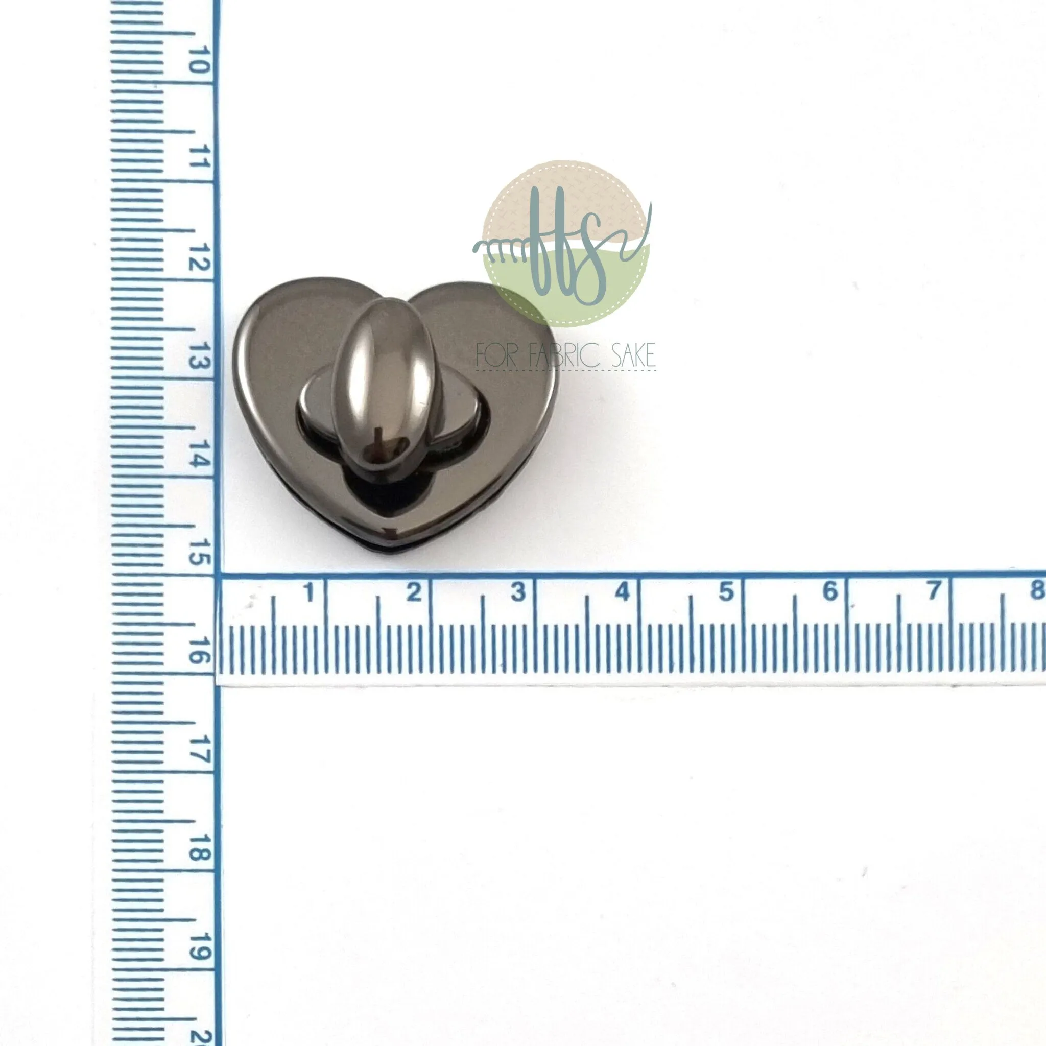 Heart Shape Bag Twist Lock single unit