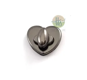 Heart Shape Bag Twist Lock single unit