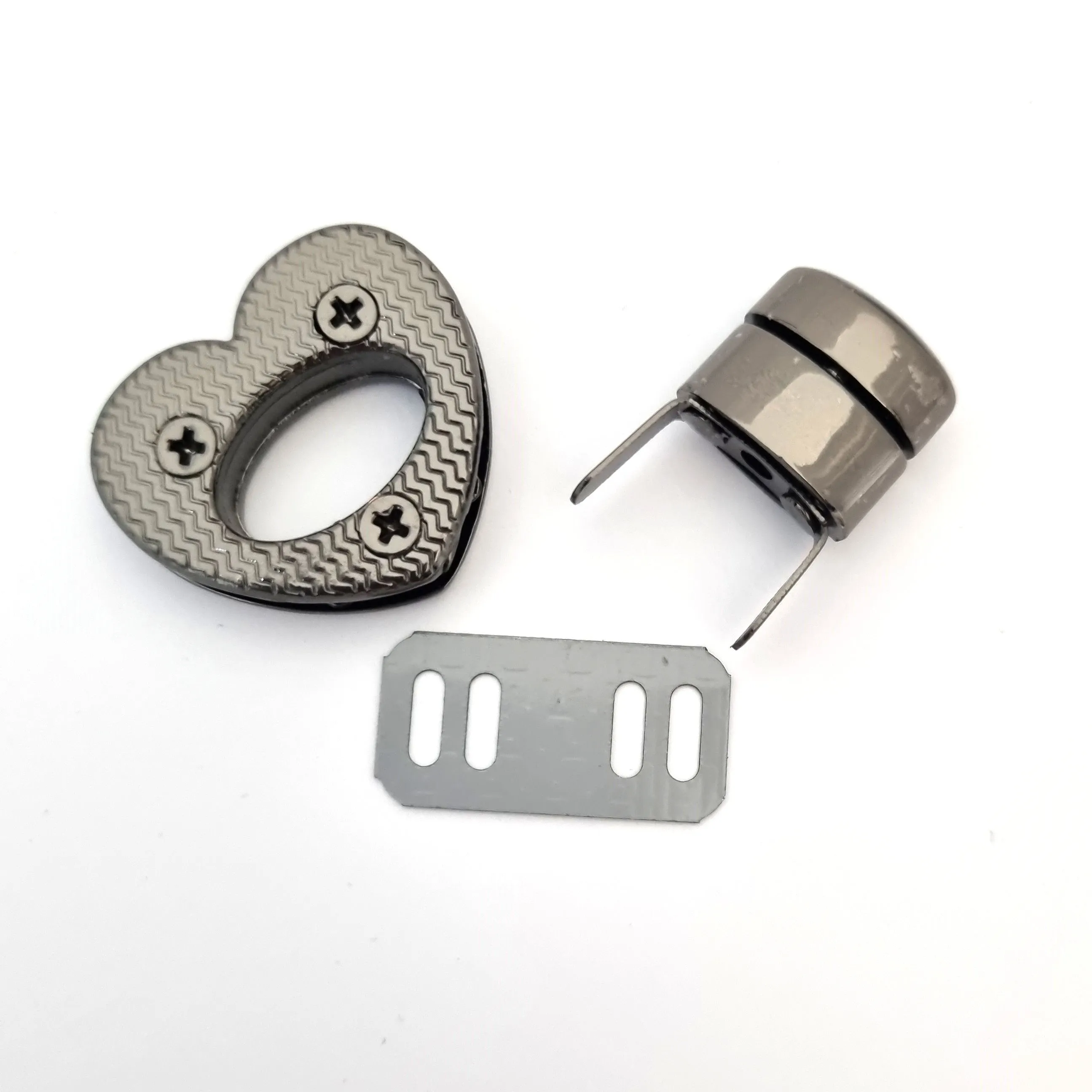Heart Shape Bag Twist Lock single unit