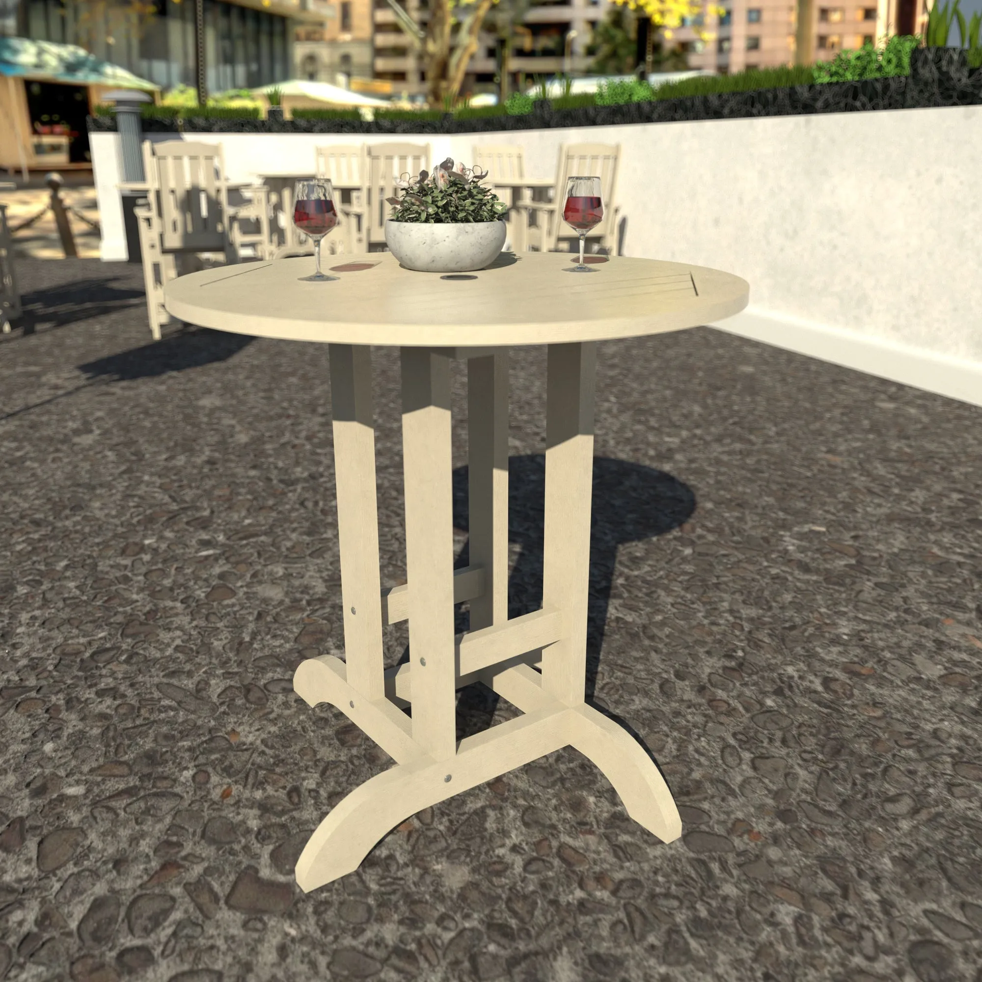 Homestead 36in Diameter Dining Table - Counter Height