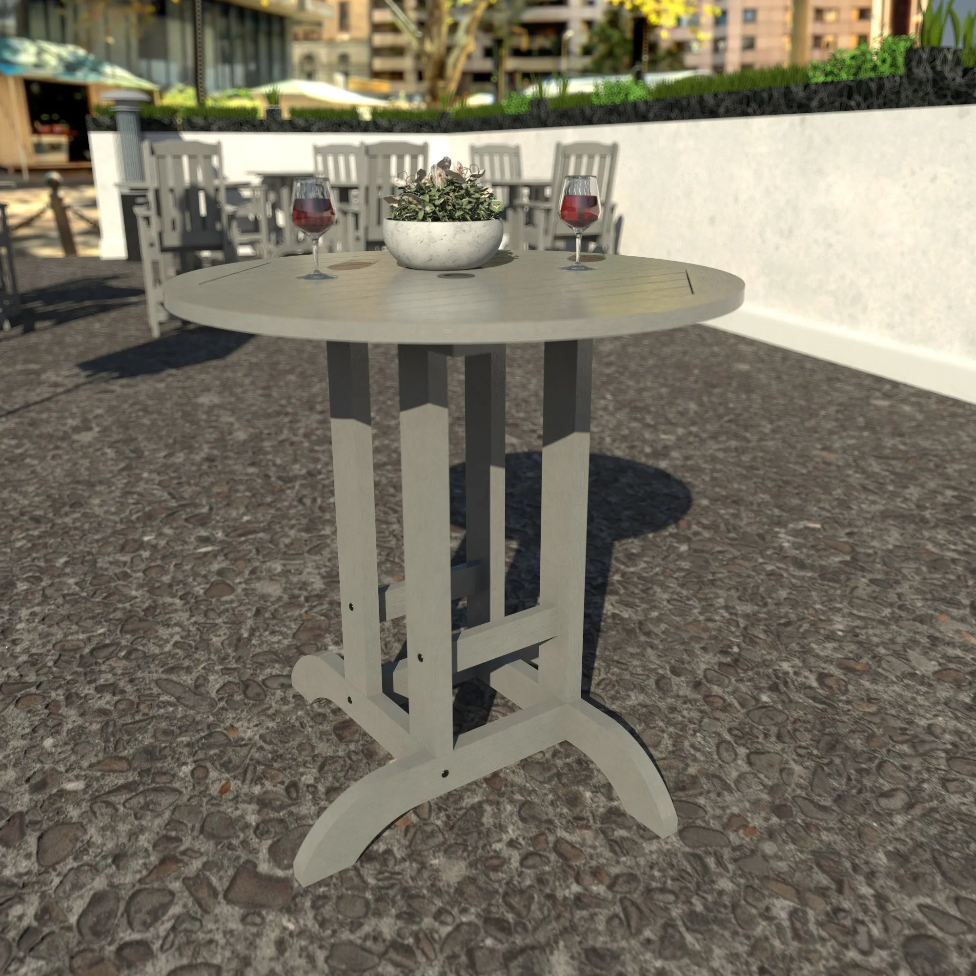 Homestead 36in Diameter Dining Table - Counter Height