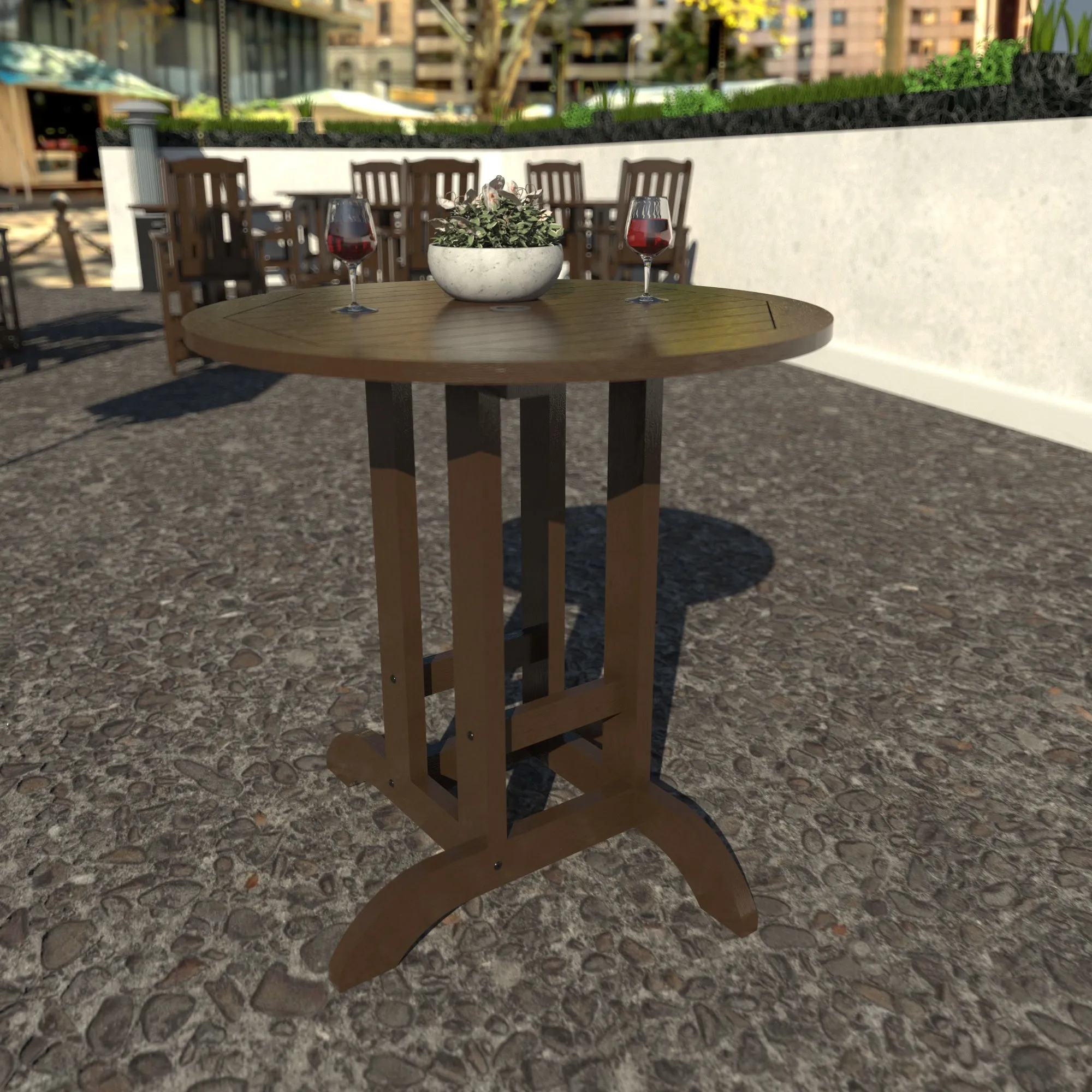 Homestead 36in Diameter Dining Table - Counter Height