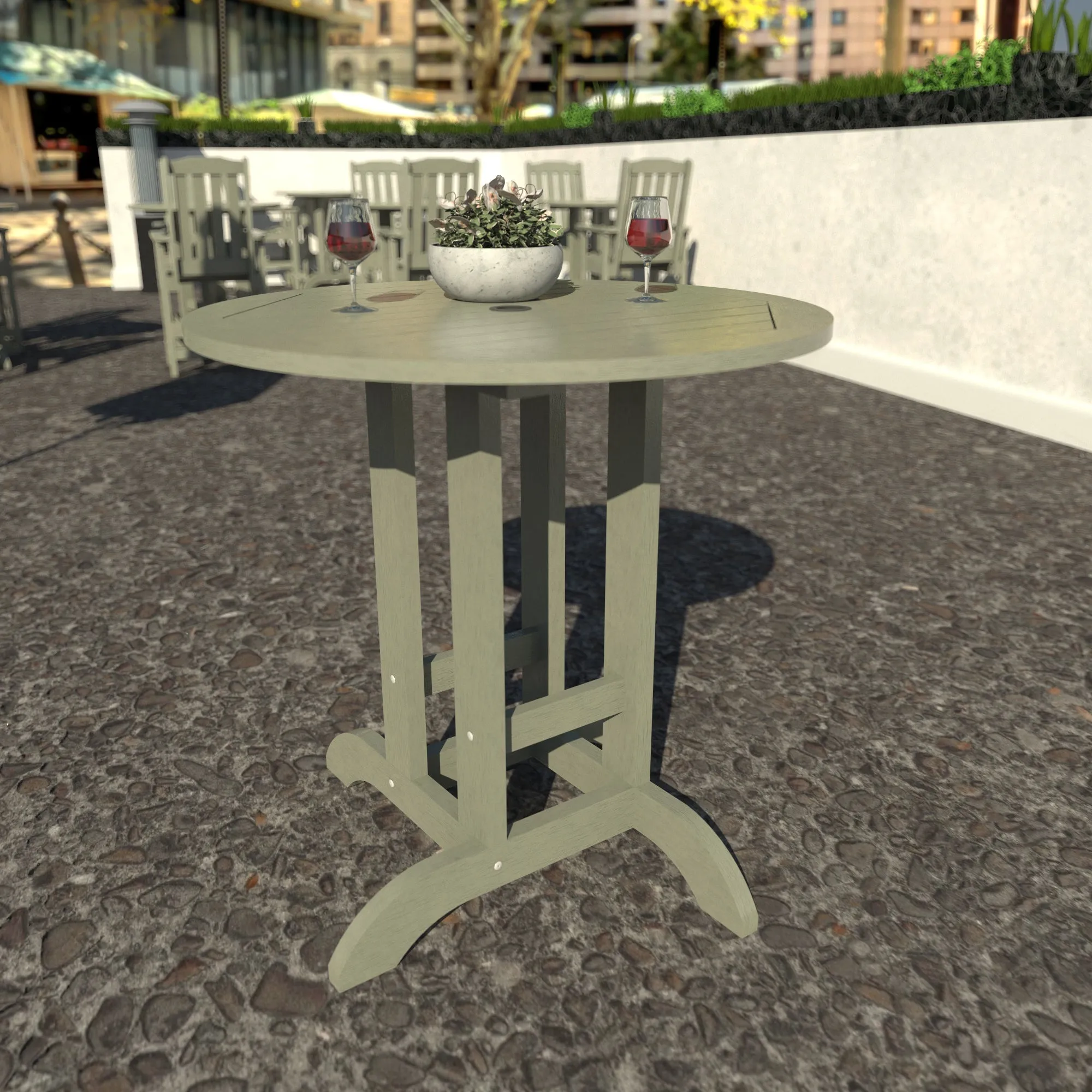 Homestead 36in Diameter Dining Table - Counter Height
